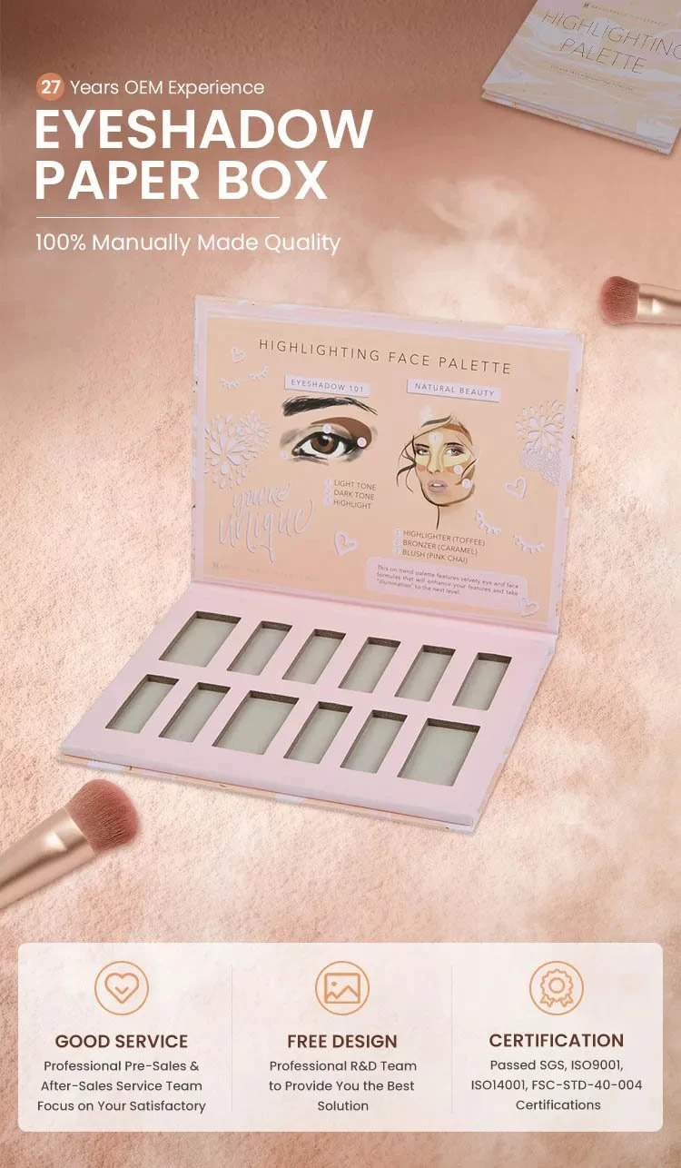 eyeshadow paper box